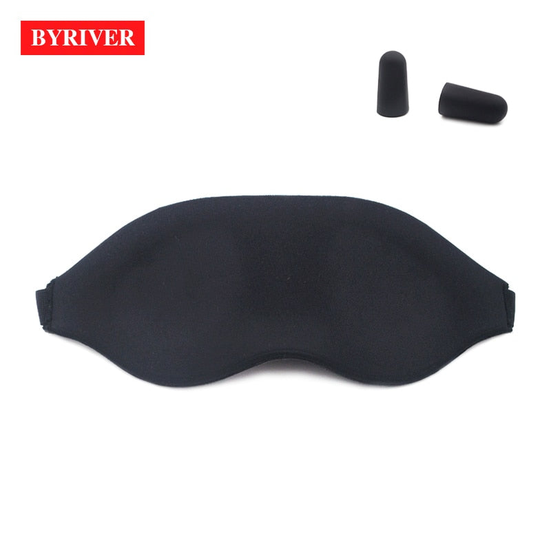 3D SLEEPING EYE MASK , Travel Sleep Eye Shade Cover, 3D Memory Foam Nap Eye Patch Blindfolds Blinders, FREE Earplug