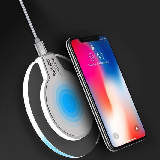 Suntaiho Qi Wireless Charger 5W Phone Charger Wireless Fast Charging Dock Cradle Charger for iPhone samsung xiaomi huawei P30