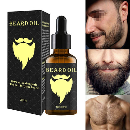 100% Natural  Accelerate Facial Hair Grow Beard Essential Oil Hair and Beard Growth Oil Men Beard Grooming Products TSLM2