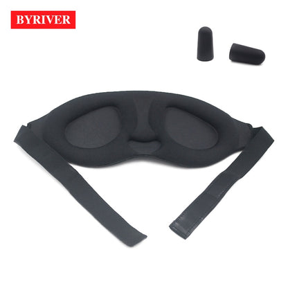 3D SLEEPING EYE MASK , Travel Sleep Eye Shade Cover, 3D Memory Foam Nap Eye Patch Blindfolds Blinders, FREE Earplug