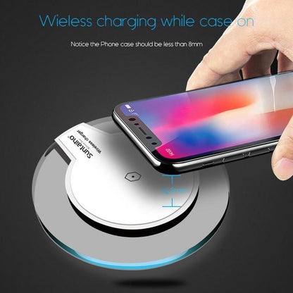Suntaiho Qi Wireless Charger 5W Phone Charger Wireless Fast Charging Dock Cradle Charger for iPhone samsung xiaomi huawei P30