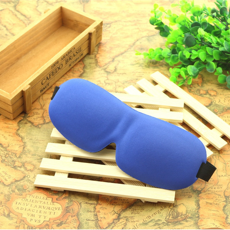 3D SLEEPING EYE MASK , Travel Sleep Eye Shade Cover, 3D Memory Foam Nap Eye Patch Blindfolds Blinders, FREE Earplug